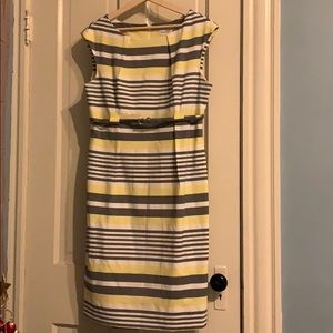 Calvin Klein Striped Sheath Dress